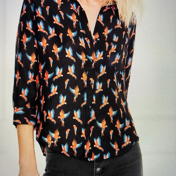 Anine Bing Tops - Anine Bing Billie Blouse 100% Silk